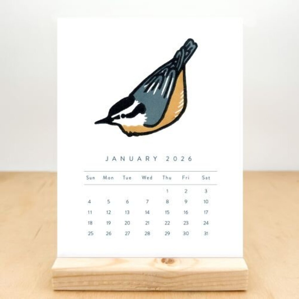 2026 Desk Calendar by Nan Onkka Prints