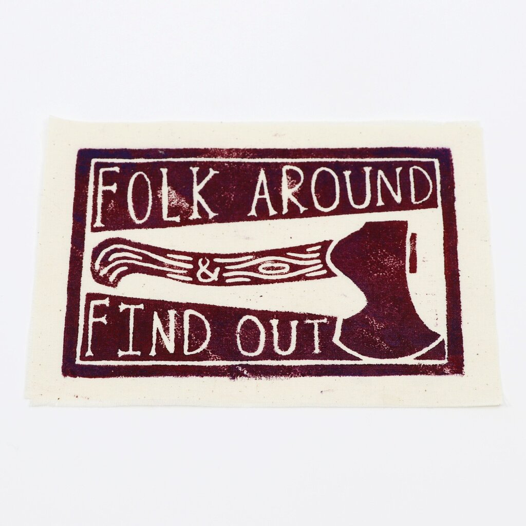Folk Around & Find Out Patch, Asst Color, JFee