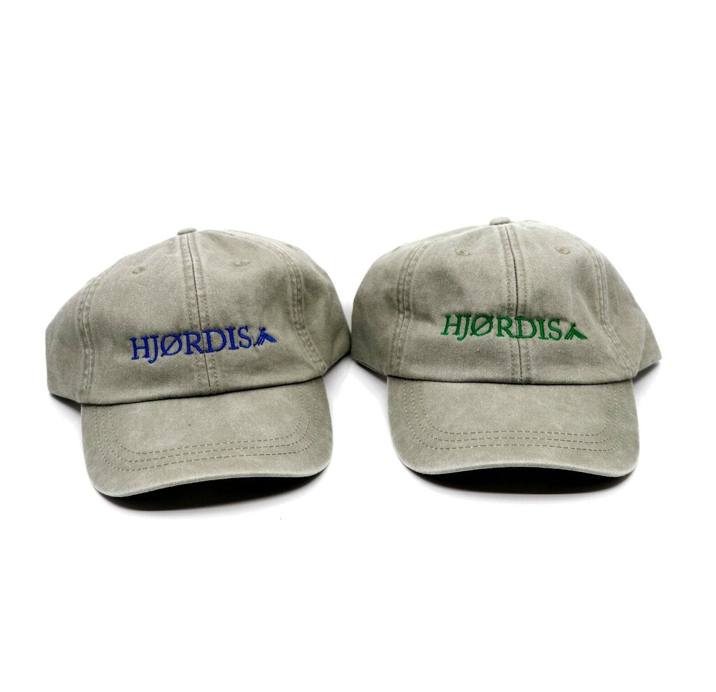 Hjordis Hat, Stone w/blue