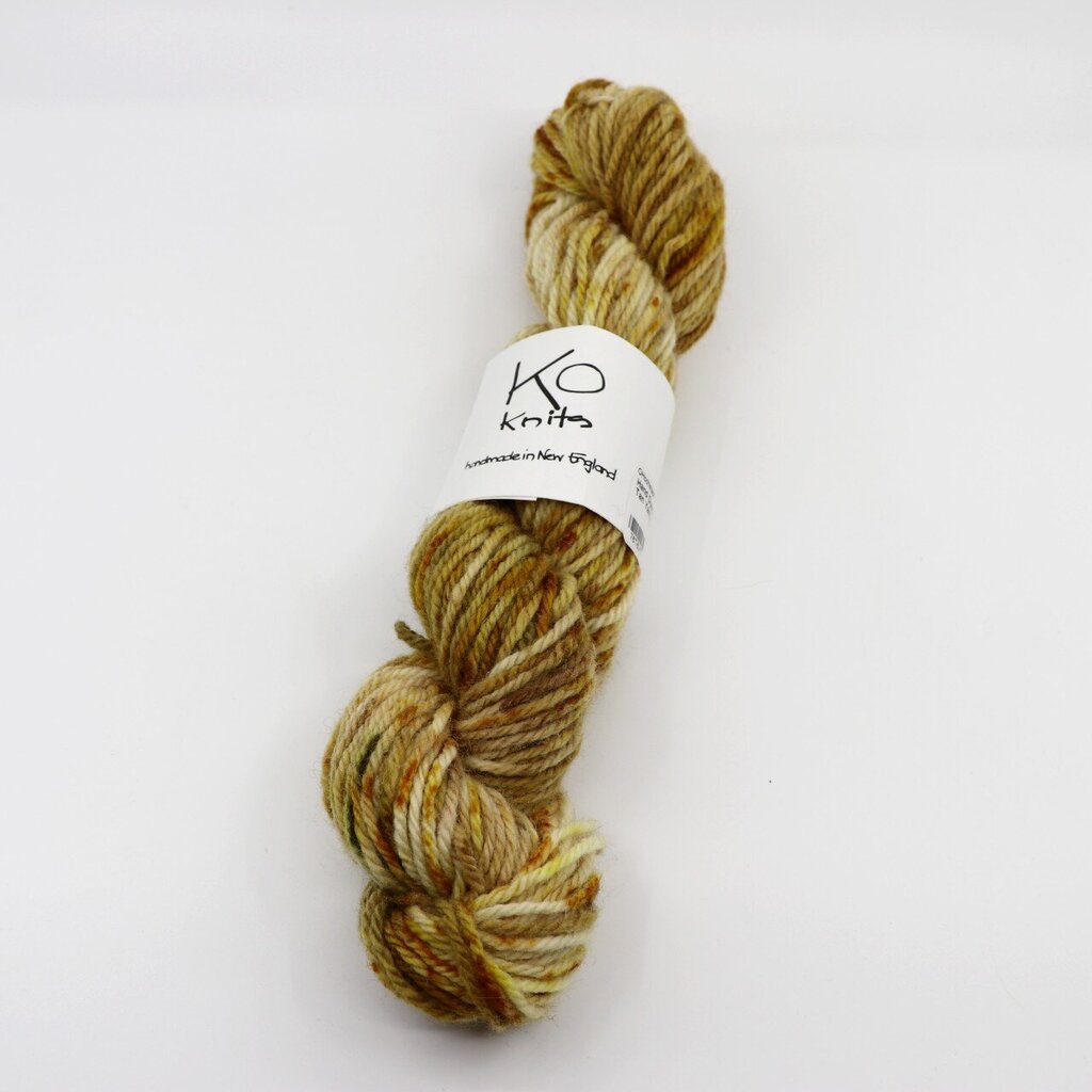 Hand Dyed Tan Yarn by Olivia Hochstadt