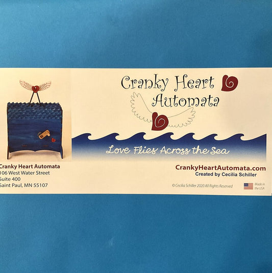 Love Flies Over the Sea Automata Kit by Cecilia Schiller