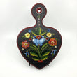 11" Os Rosemaled Plaque by Mary Schliep