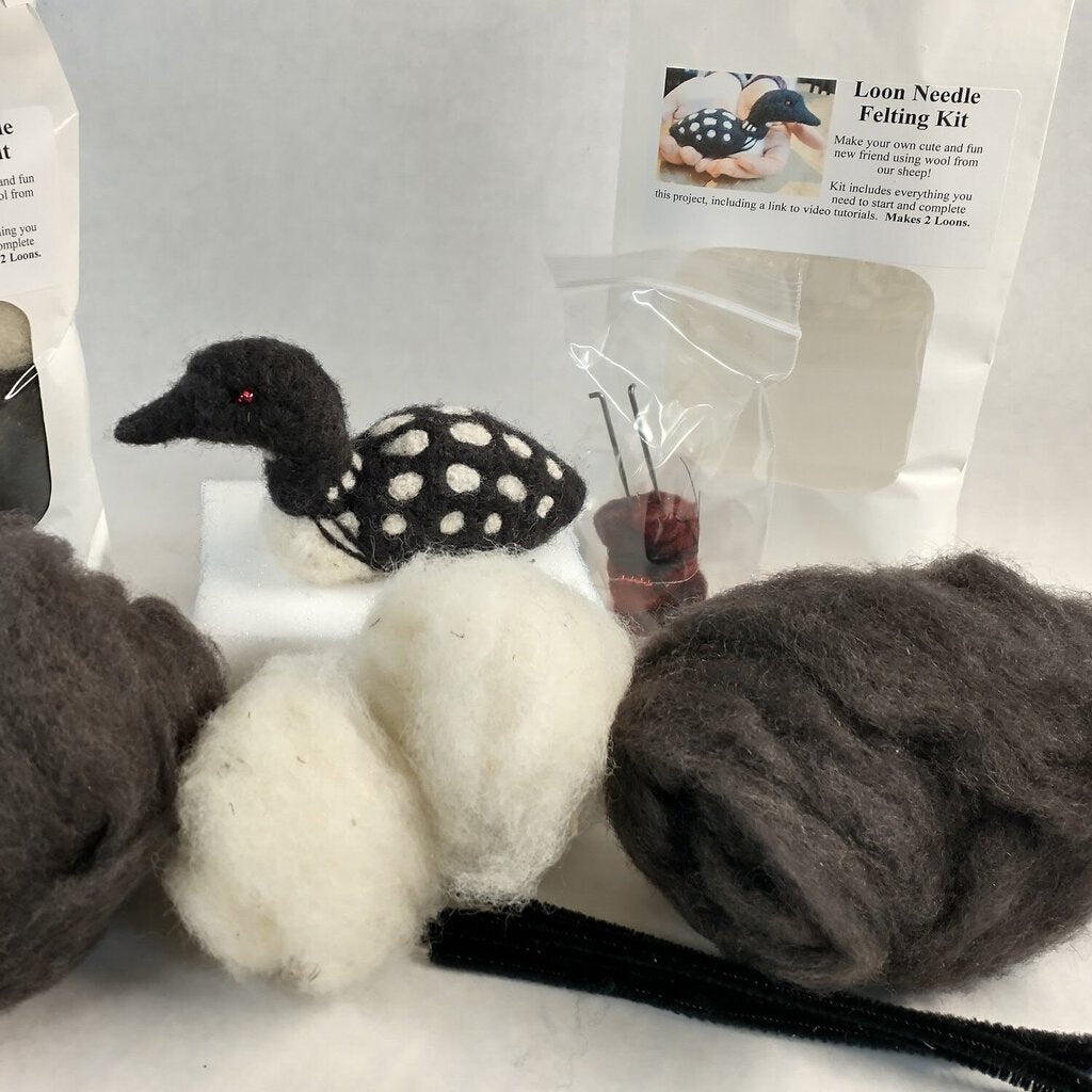 Loon Needle Felting Kit by Laura Berlage