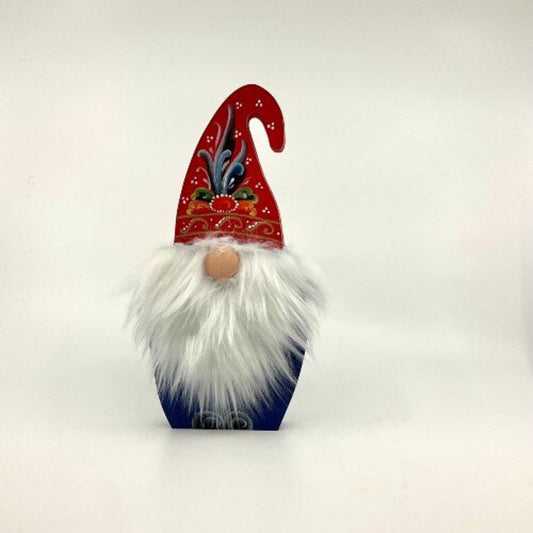 Gnome with Rosemal Hat by Mary Schliep