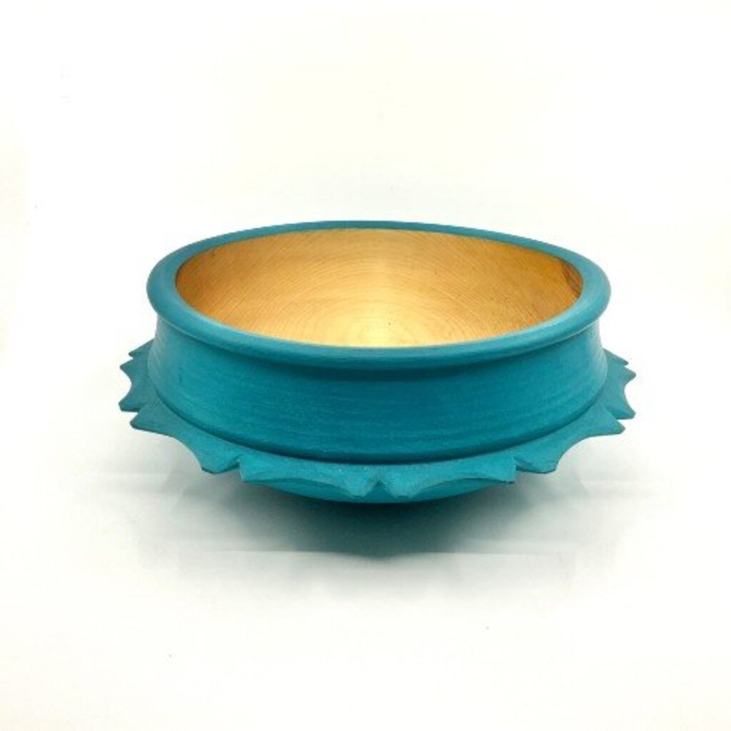 Teal 'C' Bowl by Cooper Ternes