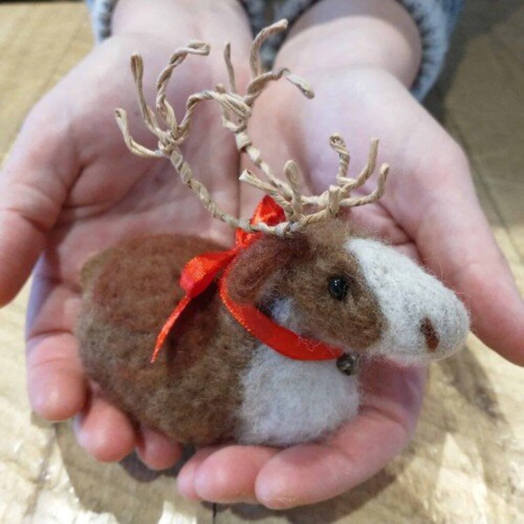 Reindeer Felting Kit by Laura Berlage