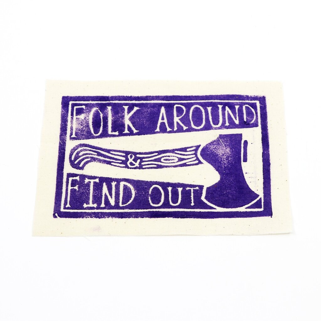 Folk Around & Find Out Patch, Asst Color, JFee