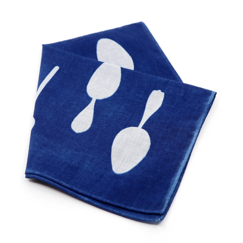 Indigo Spoonkercheif by Jazmin Hicks Dahl