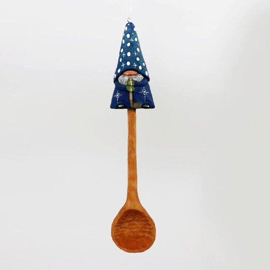 Gnome Spoon Ornament with Golf Club by Bruce Futterer