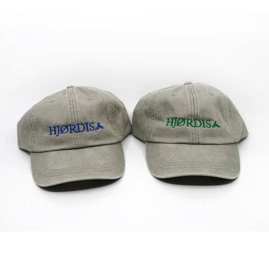 Hjordis Hat, Stone w/blue