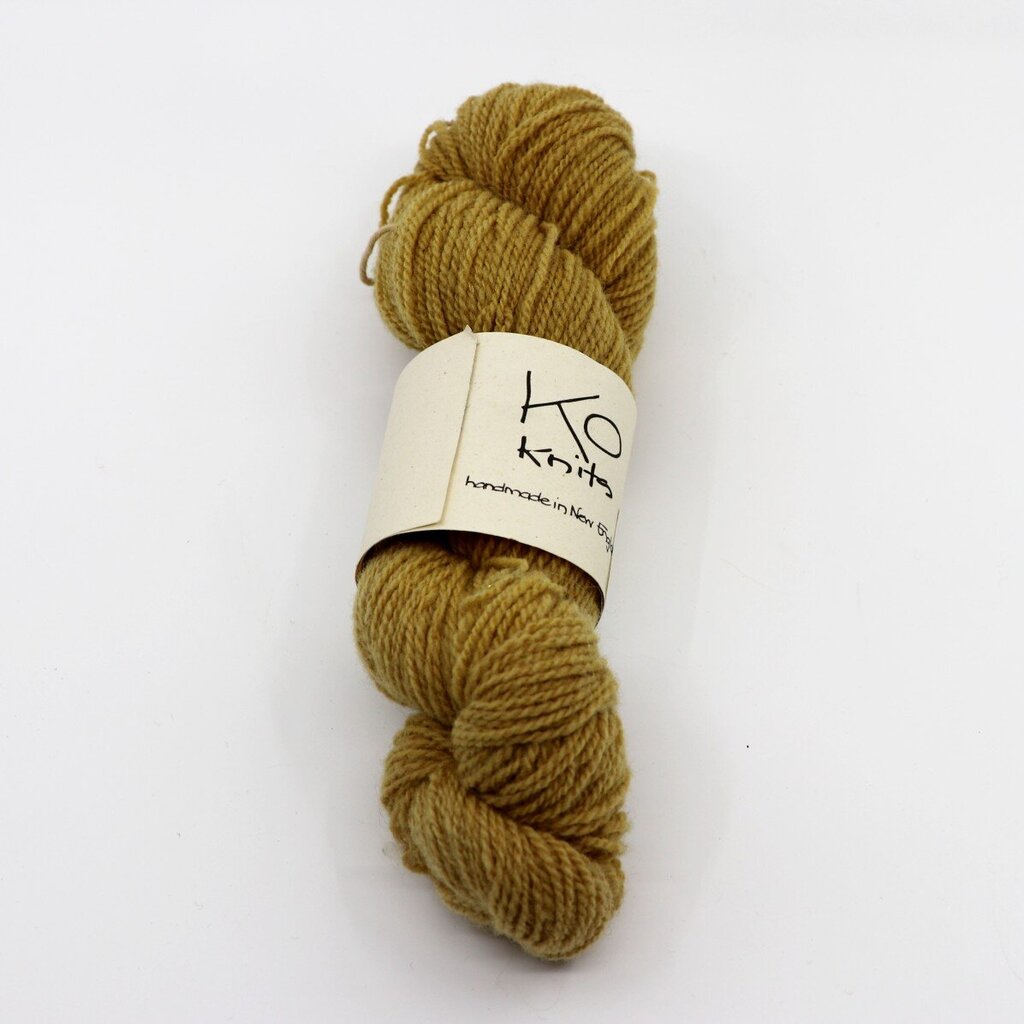 Hand Dyed Marigold Yarn by Olivia Hochstadt
