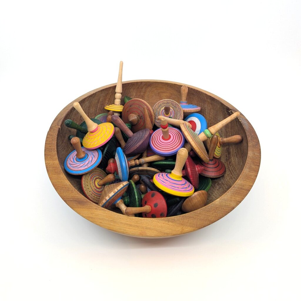 Hand Turned Tops by Cooper Ternes