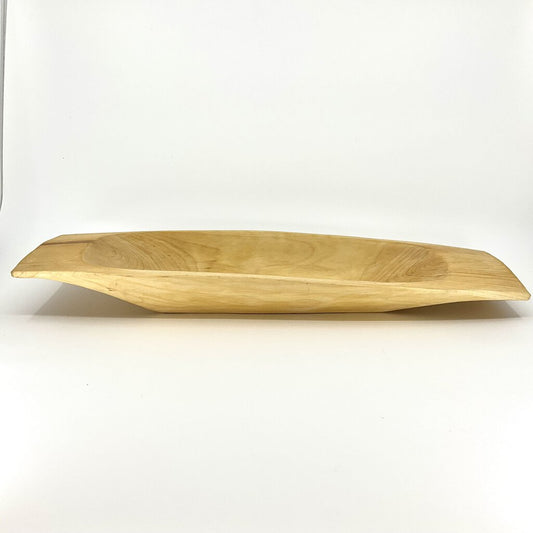 Carved Rectangular Bowl by Jon Strom