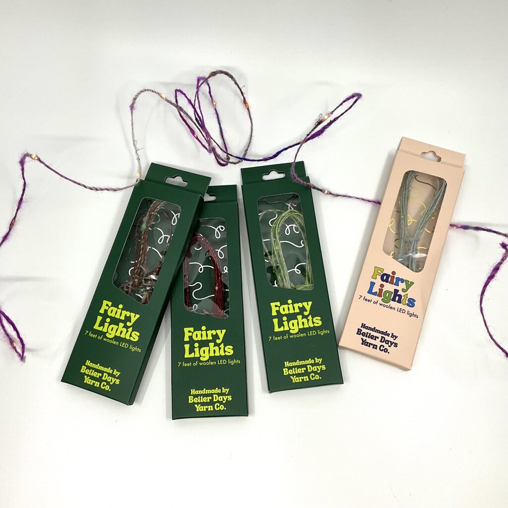 Woven LED Fairy Lights by Riley Kleve