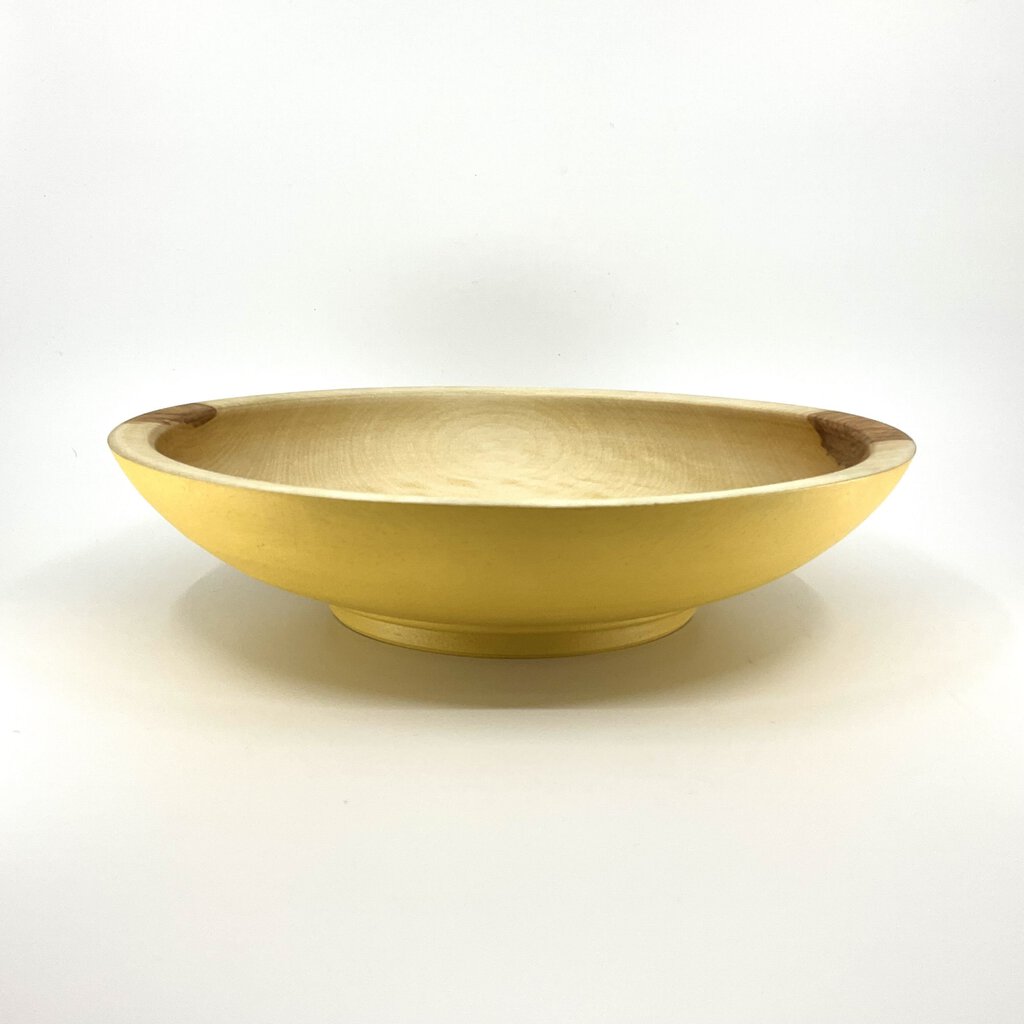 Butter Yellow Birch Bowl #10 by Cooper Ternes