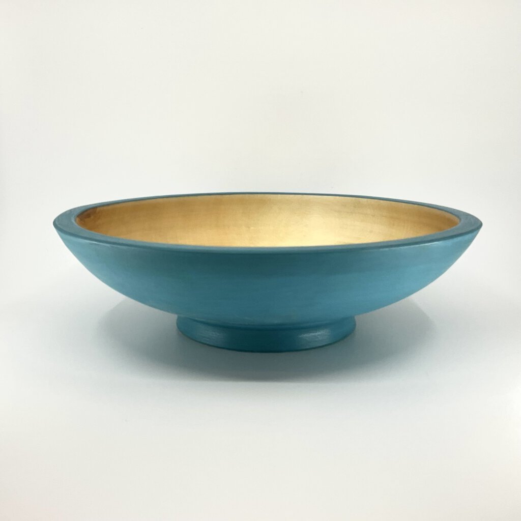 Ocean Blue Birch Bowl #7 by Cooper Ternes