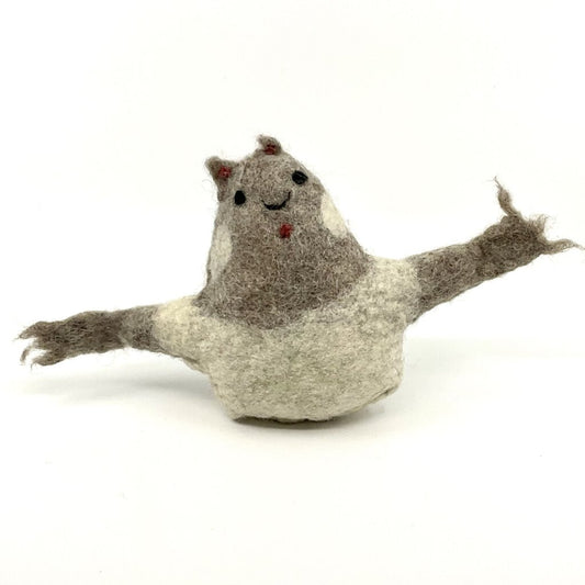 Gray Stuffie by Elise Kyllo