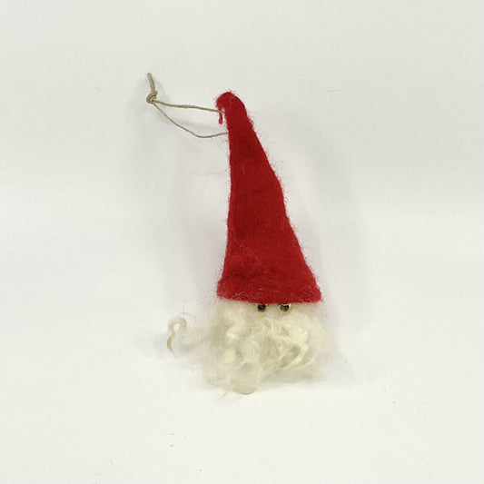 Felted Santa Ornament by Elise Kyllo