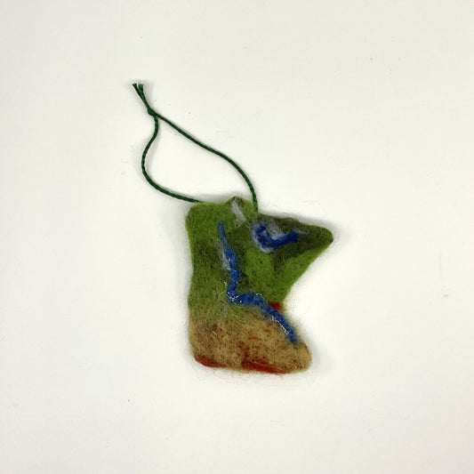 Felted MN Ornament by Elise Kyllo