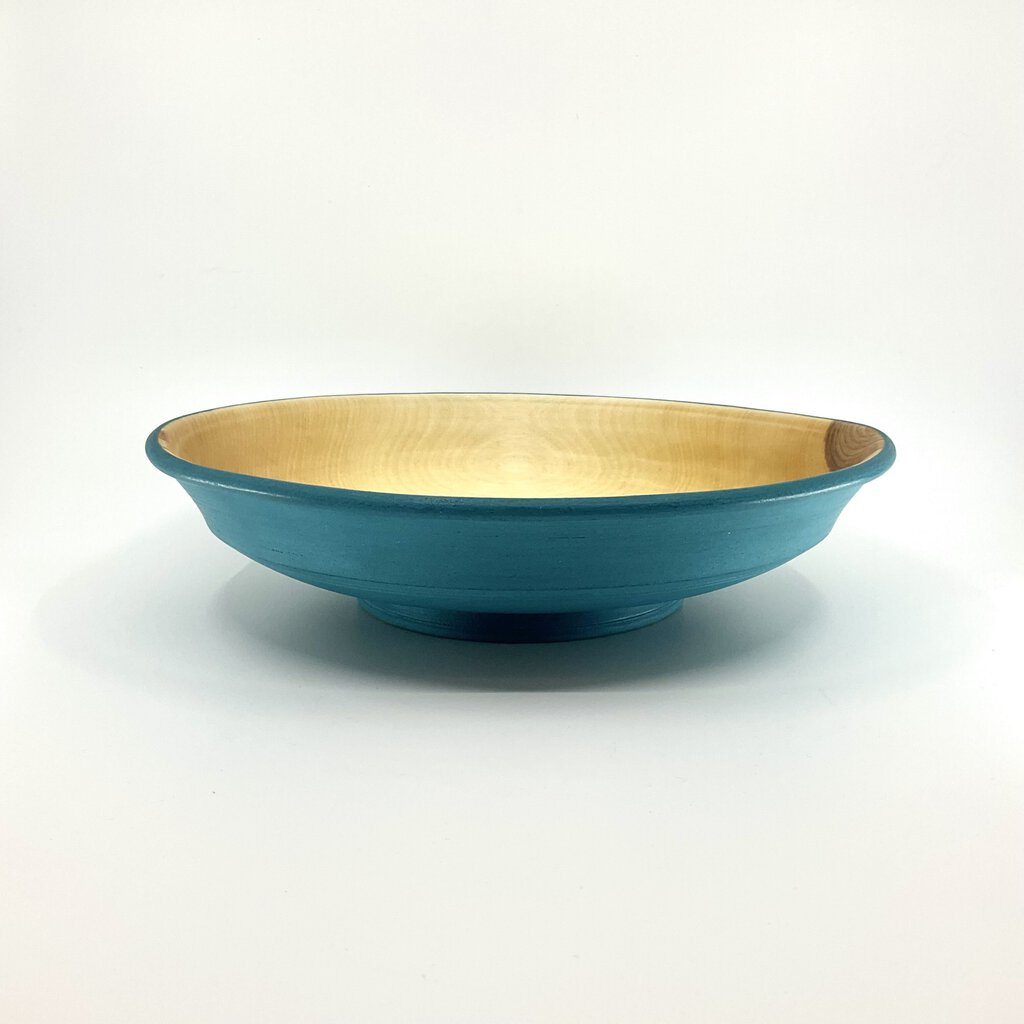 Ocean Blue Birch Bowl #7 by Cooper Ternes