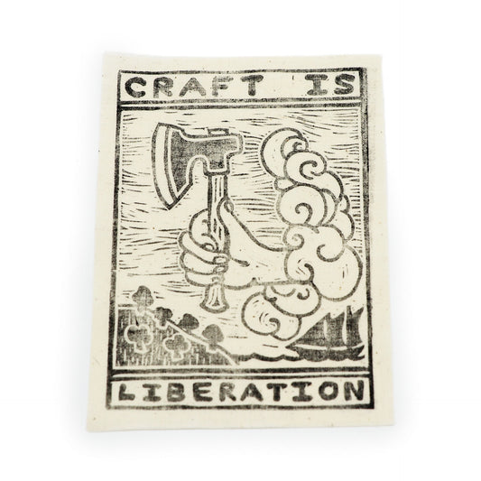 "Craft is Liberation" Patch by Jake Fee